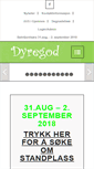 Mobile Screenshot of dyregod-dagane.no