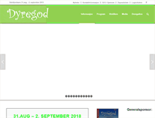 Tablet Screenshot of dyregod-dagane.no